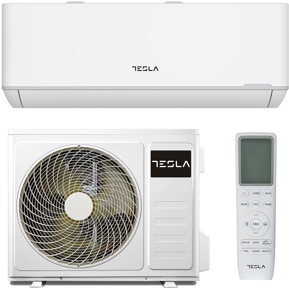 Aer conditionat TESLA Superior TT34TP21 UV, 12000 BTU, A++/A+, Inverter, Incalzire, I Feel, Functie Antifungica, Wi-Fi, alb