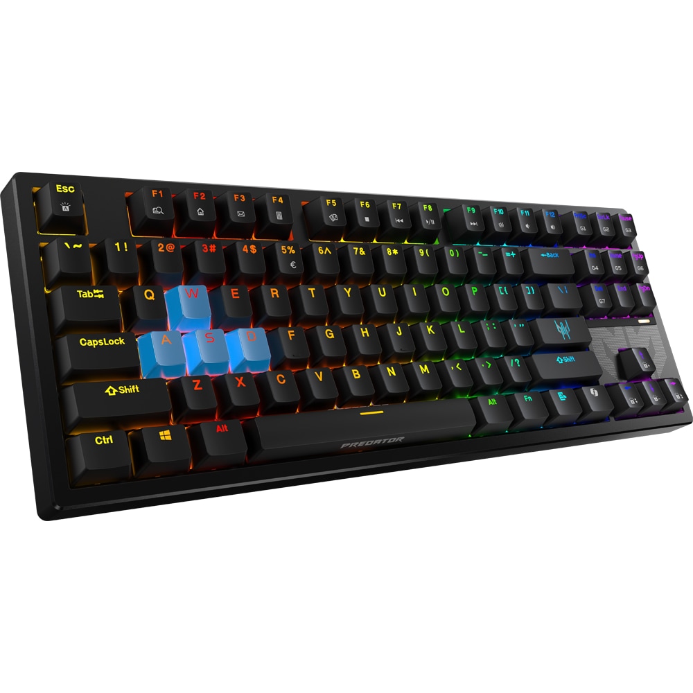 Tastatura Gaming Wireless mecanica ACER Predator Aethon 350 TKL, USB, Layout US, negru