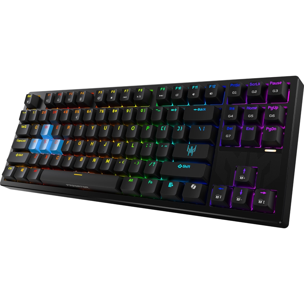 Tastatura Gaming Wireless mecanica ACER Predator Aethon 350 TKL, USB, Layout US, negru