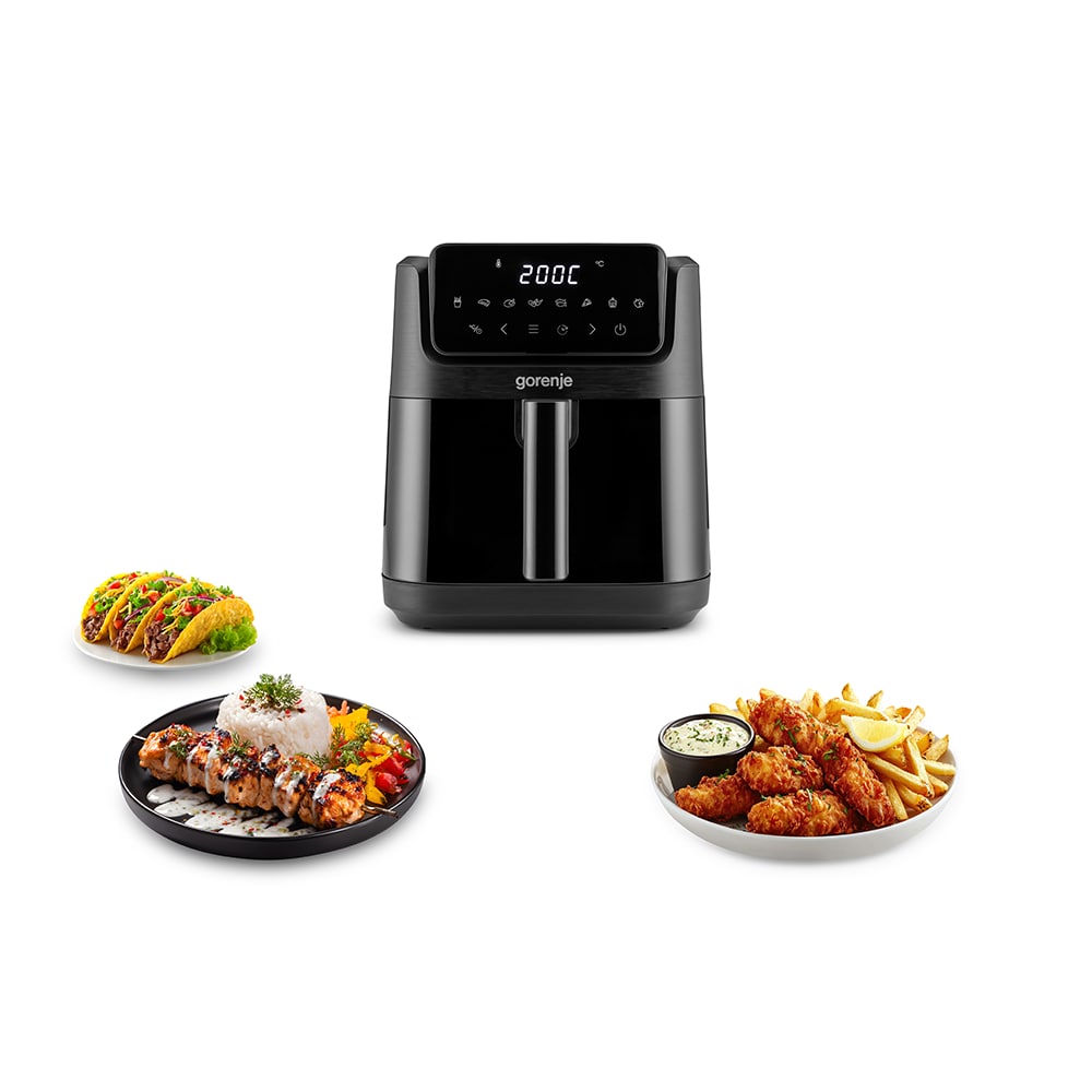 Friteuza cu aer cald GORENJE AF1800DHB, 6.3l, 1800W, negru