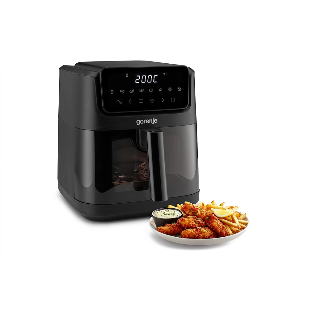 Friteuza cu aer cald GORENJE AF1800DHB, 6.3l, 1800W, negru