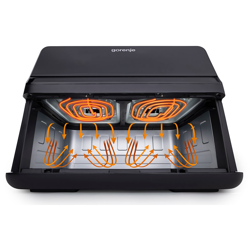 Friteuza cu aer cald GORENJE AF2700BP, 9l, 2700W, negru