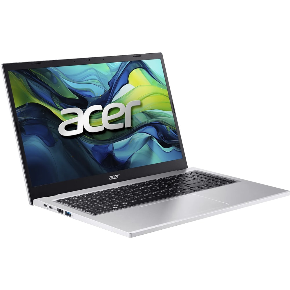 Laptop ACER Aspire Go 15 AG15-71P-72WU, Intel Core i7-13620H pana la 4.9GHz, 15.6" Full HD, 32GB, SSD 1TB, Intel UHD Graphics, Free Dos, Pure Silver