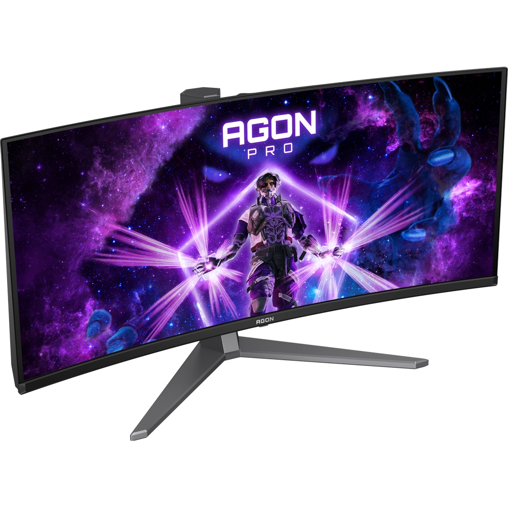 Monitor Gaming Curbat QD OLED AOC AG346UCD, 34", 2K, 175Hz, NVIDIA G-SYNC Compatible, AMD FreeSync Premium, boxe, negru