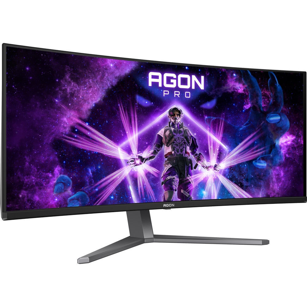 Monitor Gaming Curbat QD OLED AOC AG346UCD, 34", 2K, 175Hz, NVIDIA G-SYNC Compatible, AMD FreeSync Premium, boxe, negru