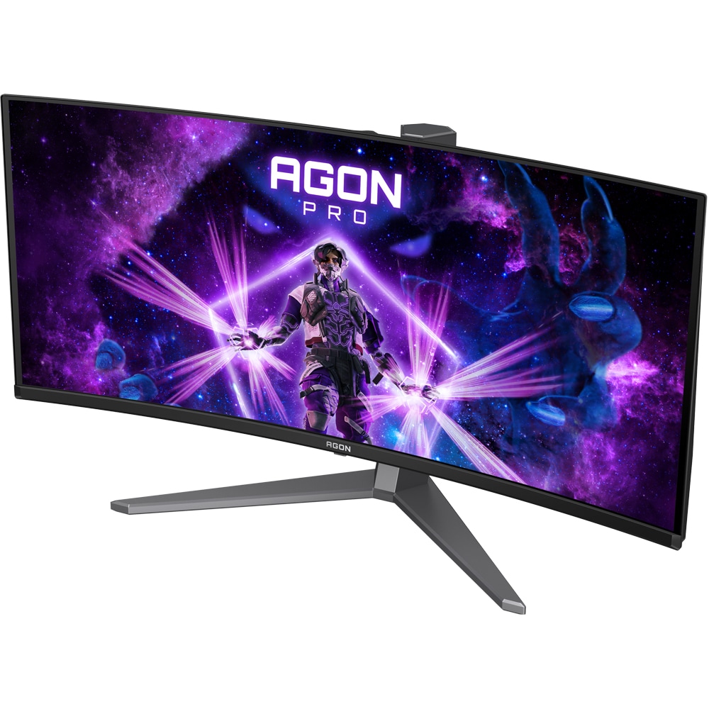 Monitor Gaming Curbat QD OLED AOC AG346UCD, 34", 2K, 175Hz, NVIDIA G-SYNC Compatible, AMD FreeSync Premium, boxe, negru