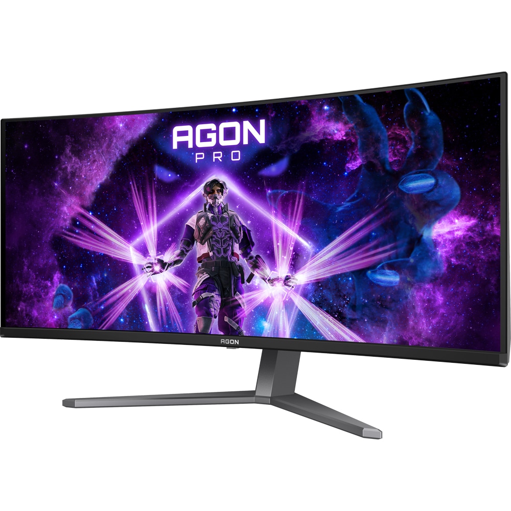 Monitor Gaming Curbat QD OLED AOC AG346UCD, 34", 2K, 175Hz, NVIDIA G-SYNC Compatible, AMD FreeSync Premium, boxe, negru