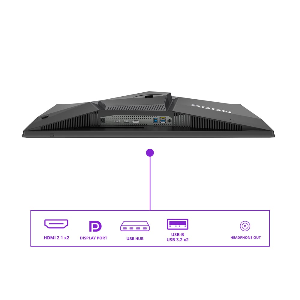 Monitor Gaming OLED AOC AG276QKD2, 26.5", QHD, 500Hz, G-SYNC Compatible, negru