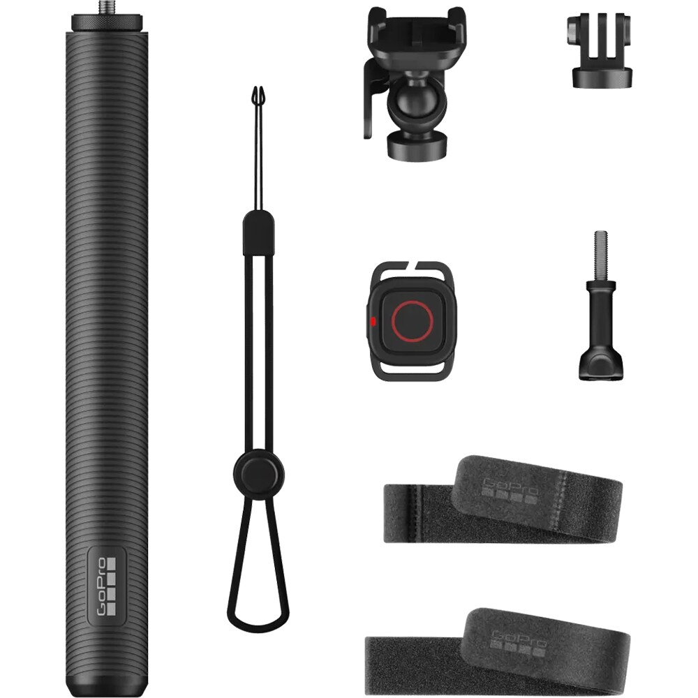 Brat extensibil + buton declansare GOPRO AGXTS-002-EU, 25-122cm, waterproof, negru