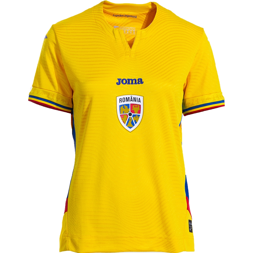 Tricou fotbal de joc JOMA Echipa nationala de Fotbal a Romaniei 2025, marimea M, galben