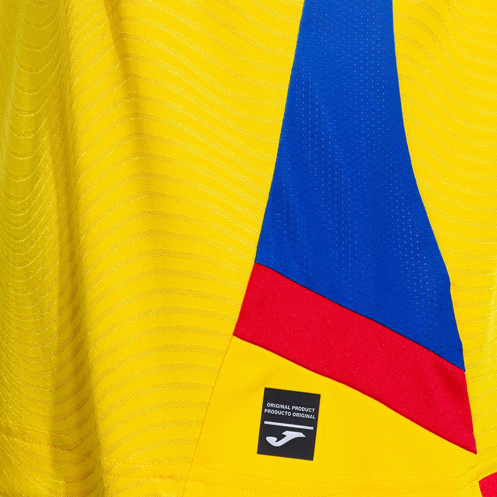 Tricou fotbal de joc JOMA Echipa nationala de Fotbal a Romaniei 2025, marimea M, galben