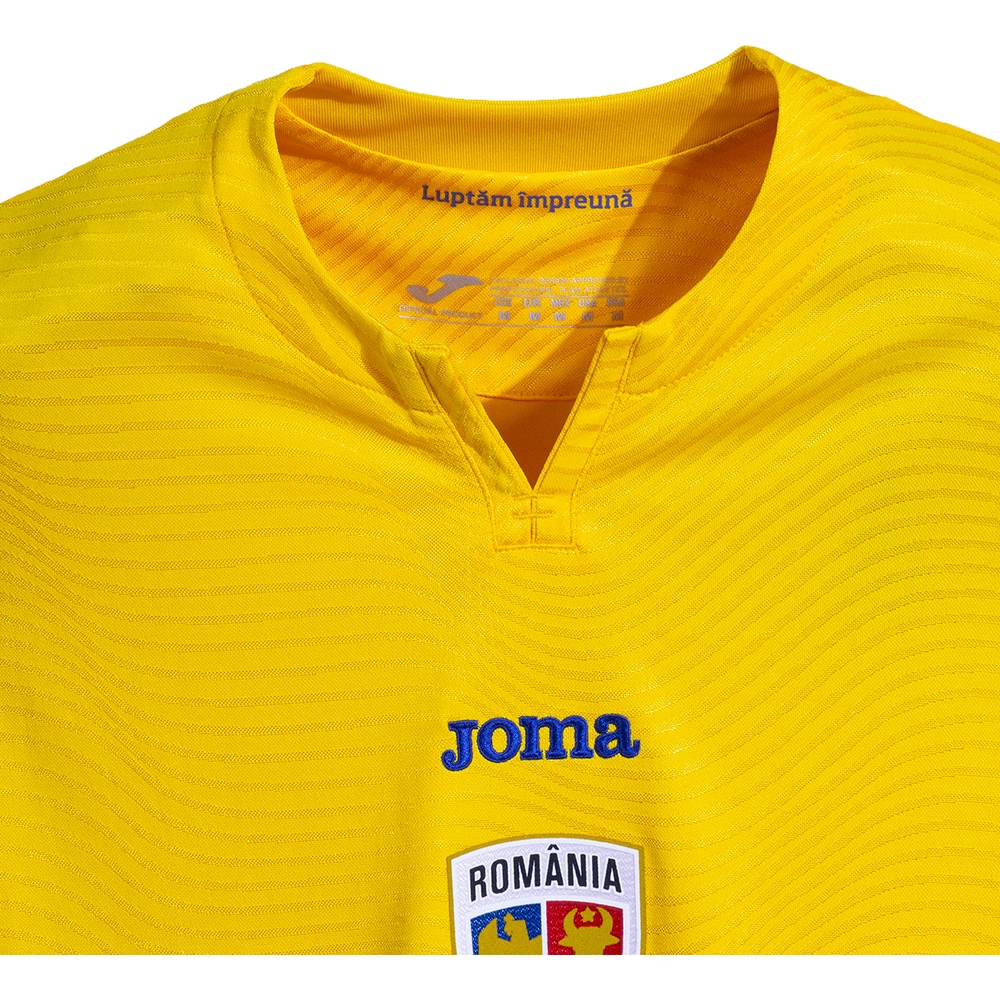 Tricou fotbal de joc JOMA Echipa nationala de Fotbal a Romaniei 2025, marimea M, galben