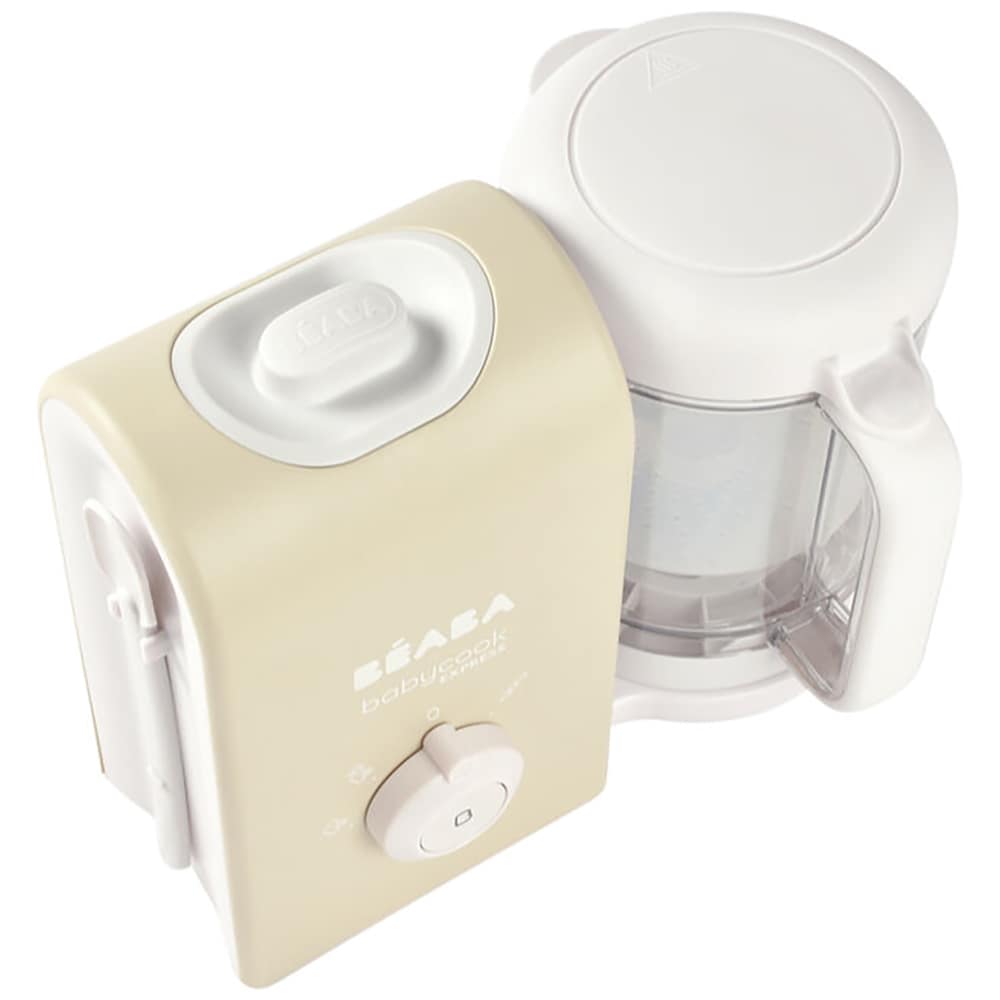 Robot de bucatarie BEABA Babycook Clay Earth B916302, 1250ml, alb-crem