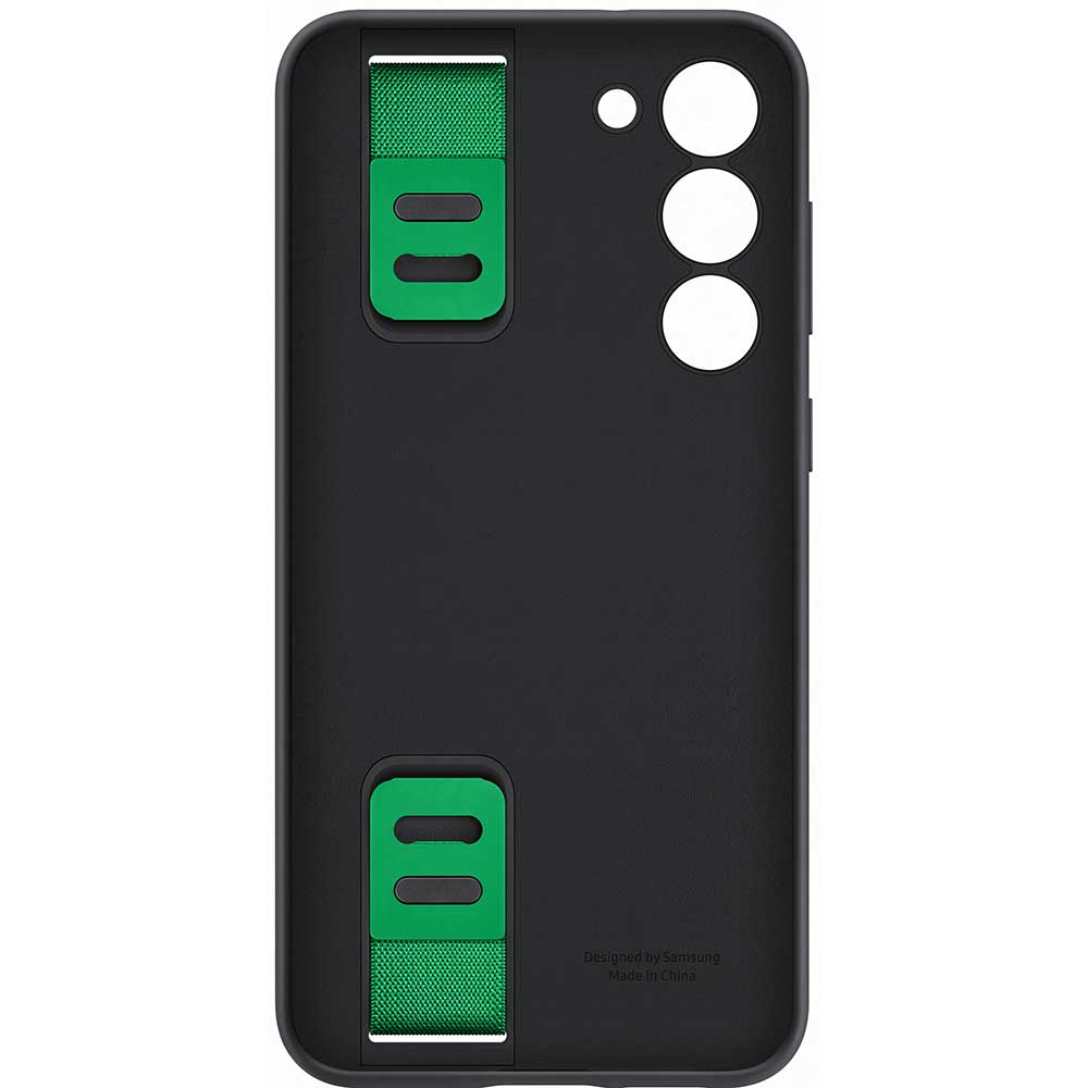 Husa telefon SAMSUNG Silicone Grip Case pentru Galaxy S23 Plus, EF-GS916TBEGWW, Black