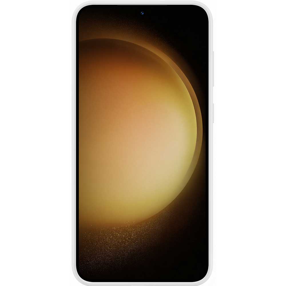 Husa telefon SAMSUNG Silicone Grip Case pentru Galaxy S23 Plus, EF-GS916TWEGWW, White