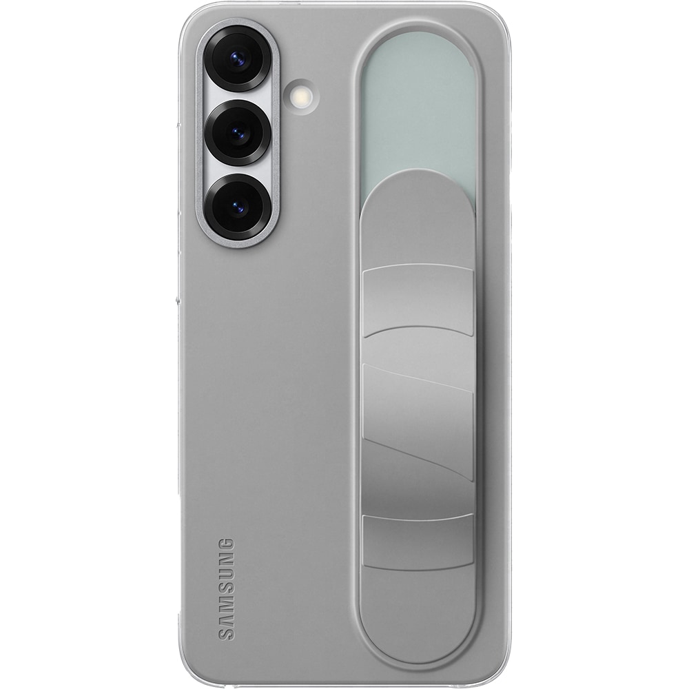 Husa telefon SAMSUNG Standing Grip Case pentru Galaxy S25+, EF-GS936CJEGWW, gri