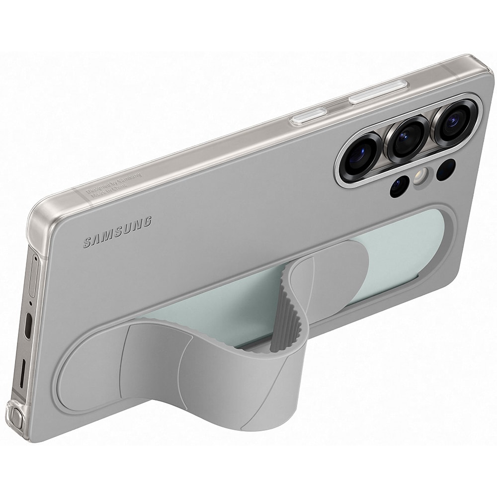 Husa telefon SAMSUNG Standing Grip Case pentru Galaxy S25 Ultra, EF-GS938CJEGWW, gri