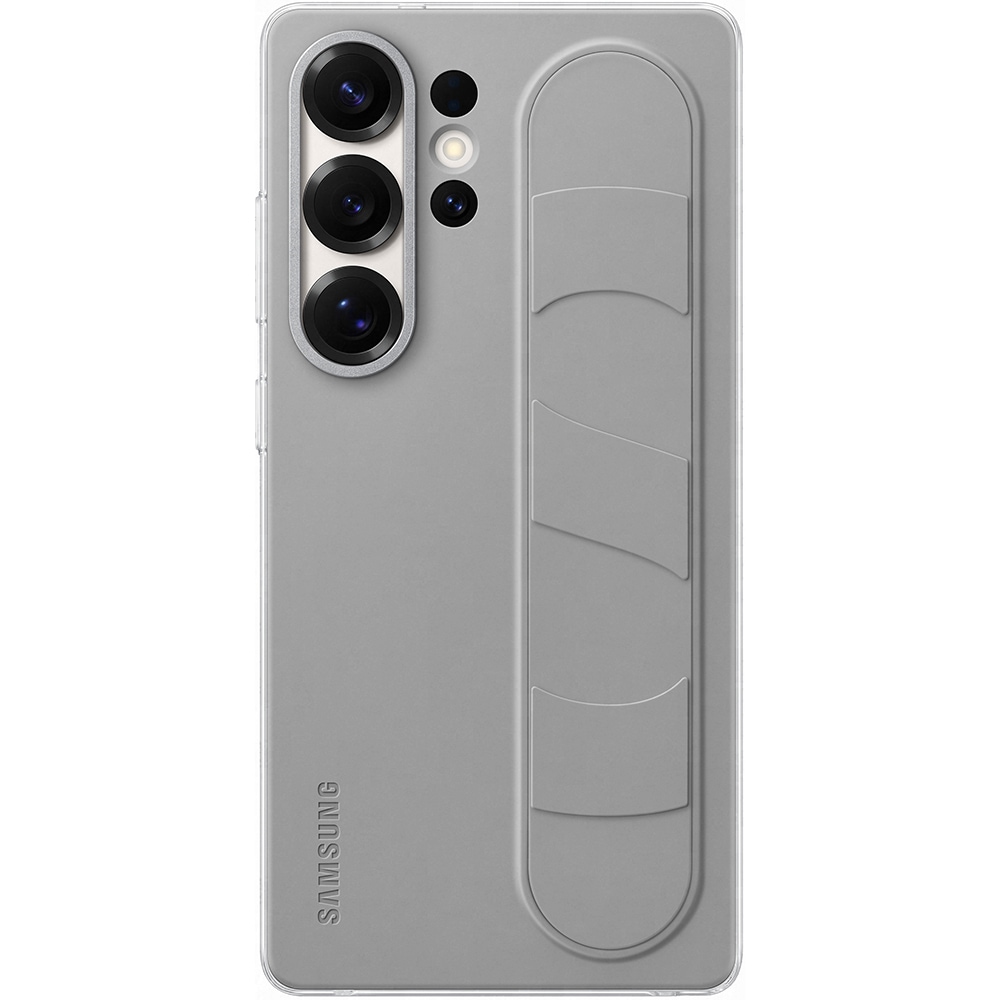 Husa telefon SAMSUNG Standing Grip Case pentru Galaxy S25 Ultra, EF-GS938CJEGWW, gri