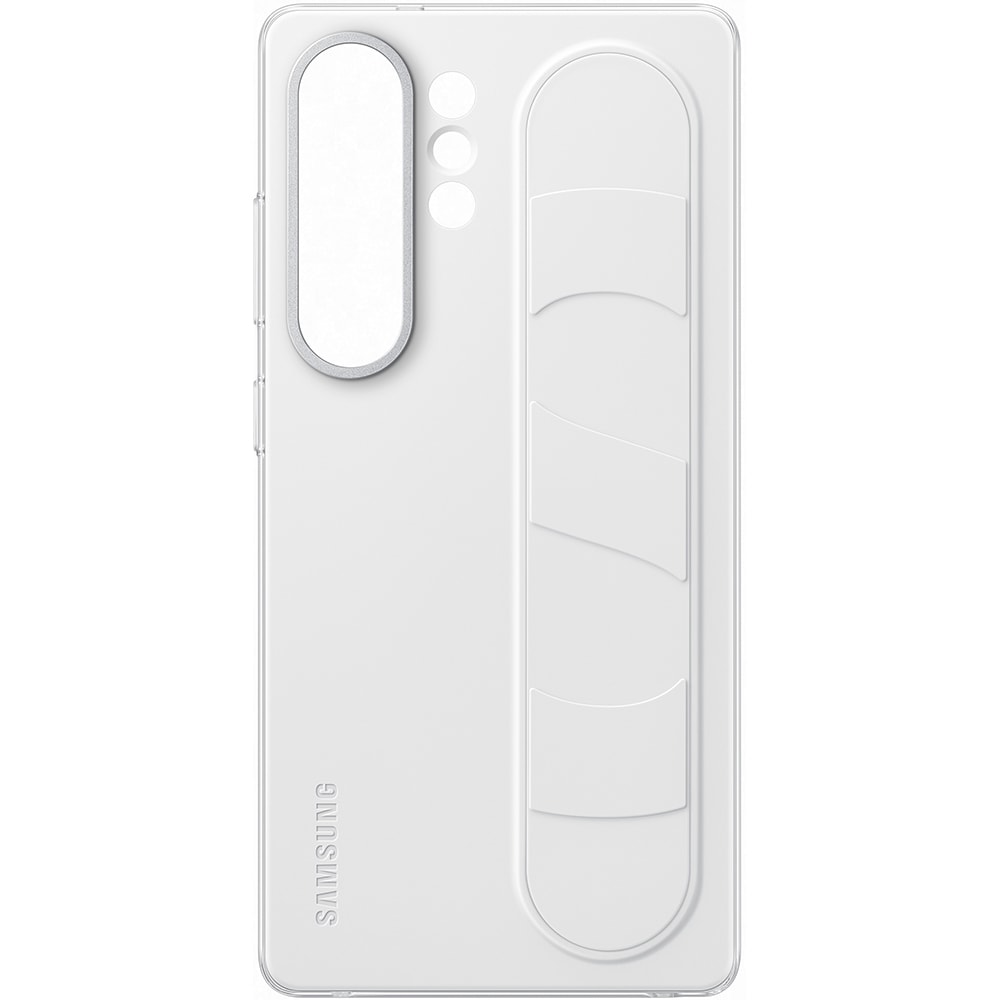 Husa telefon SAMSUNG Standing Grip Case pentru Galaxy S25 Ultra, EF-GS938CWEGWW, alb