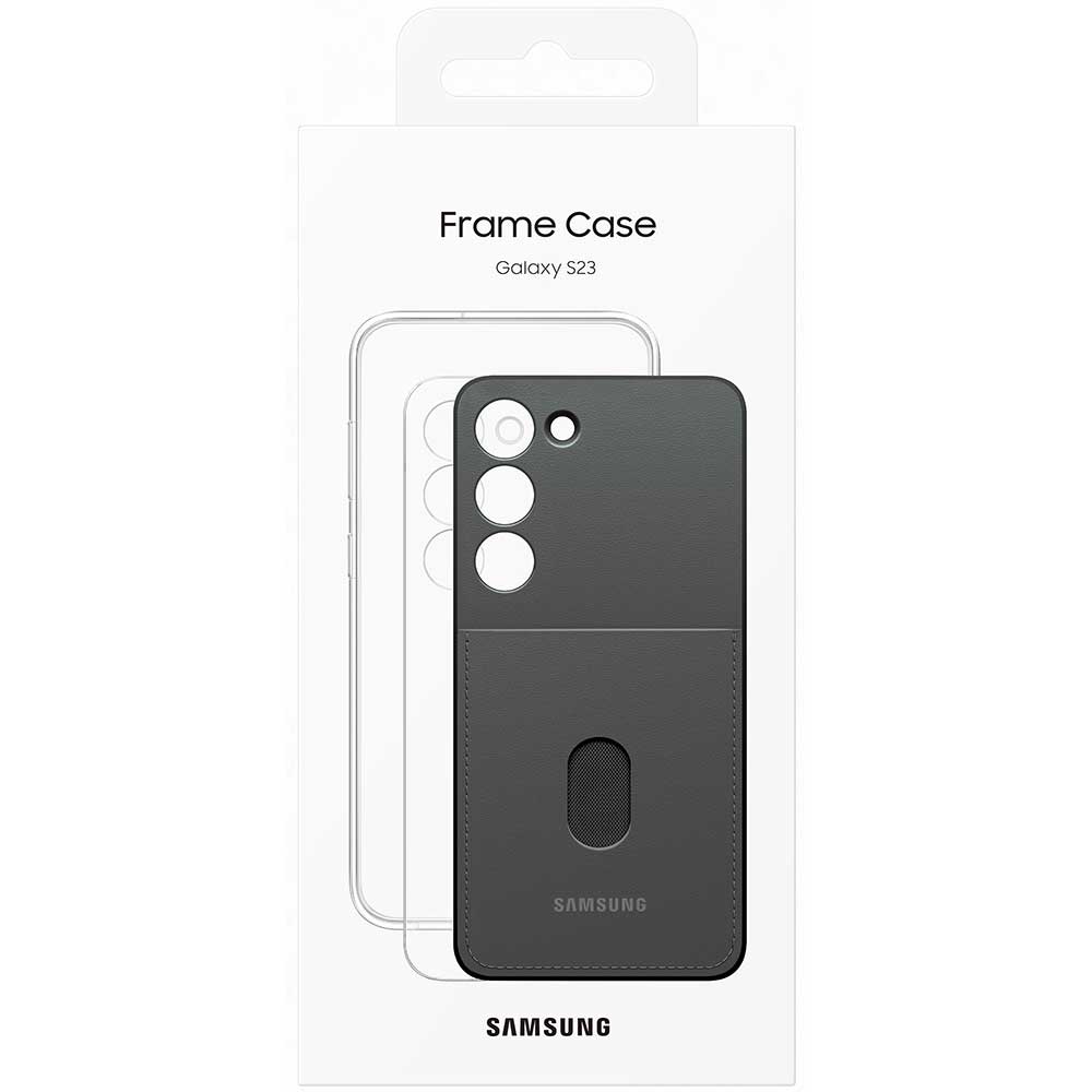 Husa telefon SAMSUNG Frame Case pentru Galaxy S23, EF-MS911CBEGWW, Black
