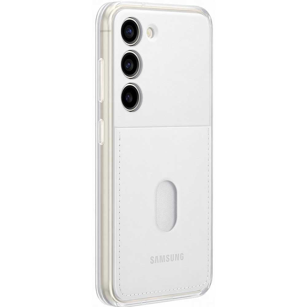 Husa telefon SAMSUNG Frame Case pentru Galaxy S23, EF-MS911CWEGWW, White