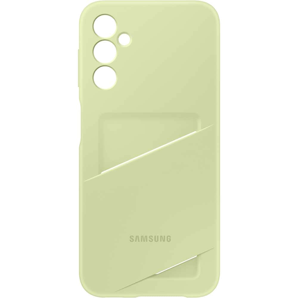 Husa telefon SAMSUNG Card Slot Case pentru Galaxy A14, EF-OA146TGEGWW, Lime