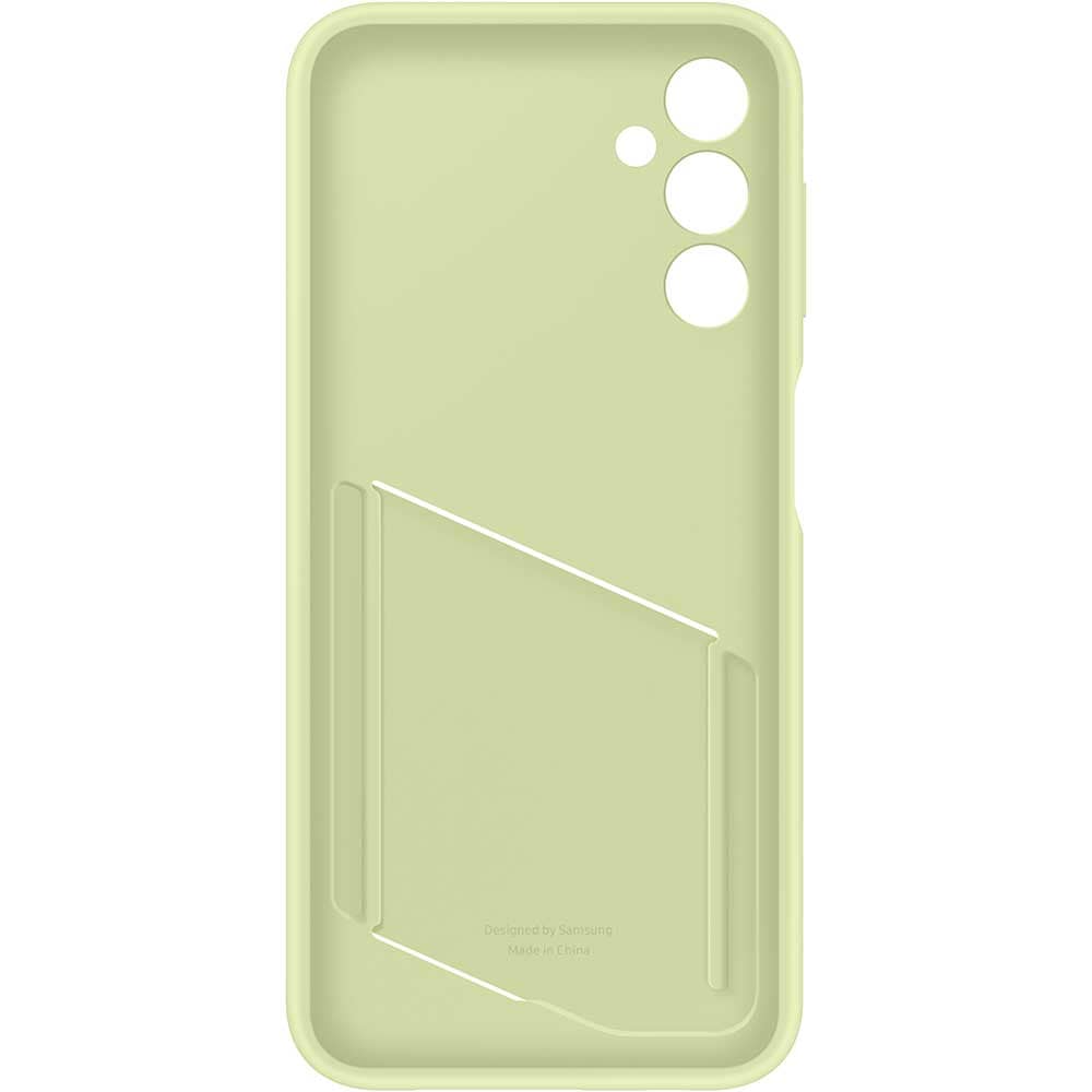 Husa telefon SAMSUNG Card Slot Case pentru Galaxy A14, EF-OA146TGEGWW, Lime