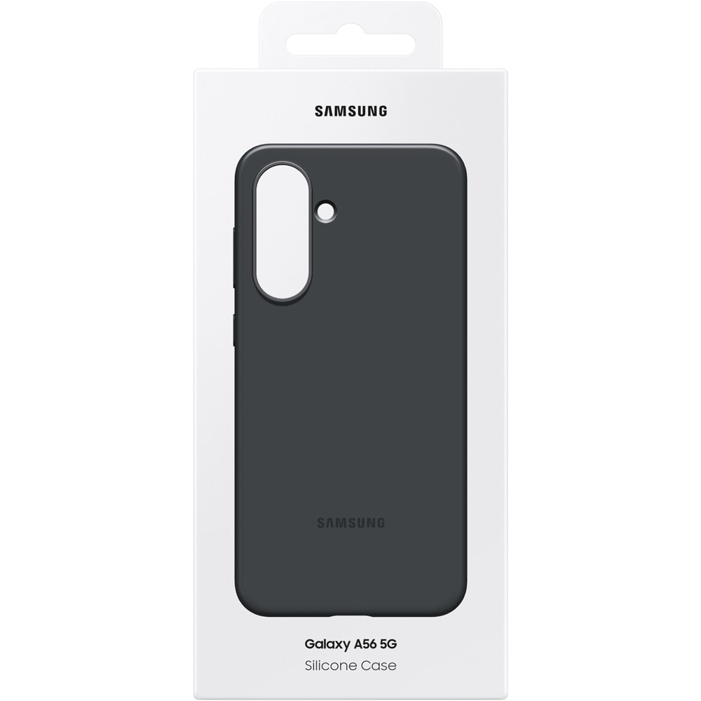 Husa telefon SAMSUNG Silicone Case pentru Galaxy A56, EF-PA566CBEGWW, Black
