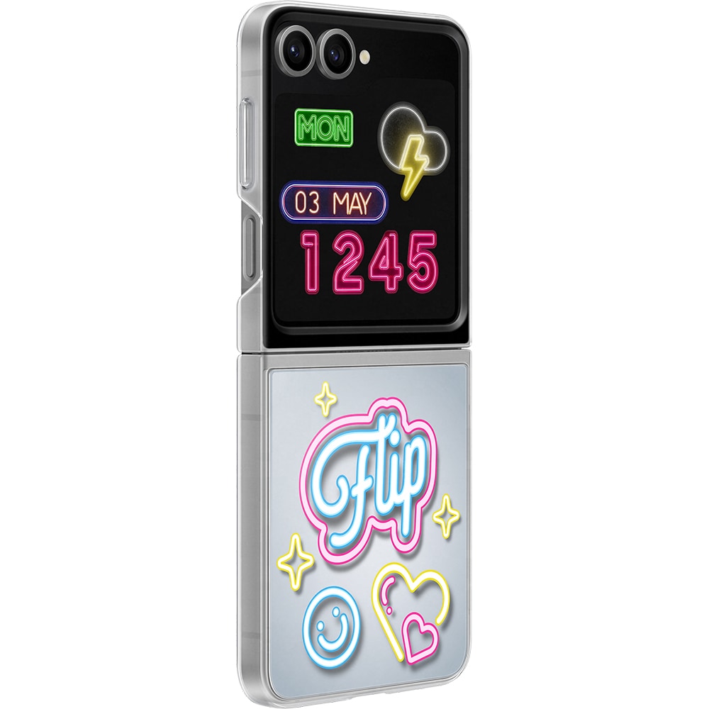 Husa telefon SAMSUNG Flipsuit Case pentru Galaxy Z Flip6, EF-ZF741CTEGWW, Transparent