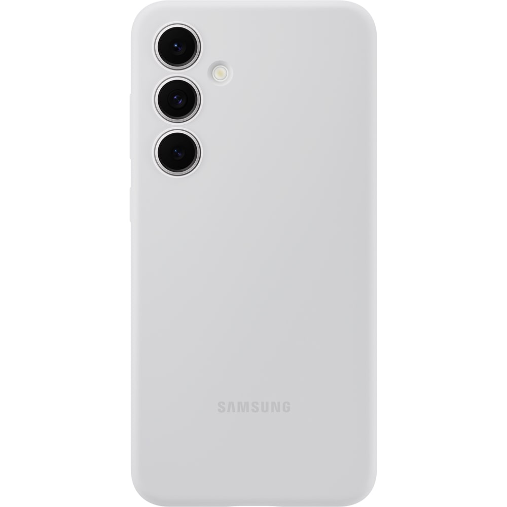 Husa telefon SAMSUNG Silicon Case pentru Galaxy S24 FE, EF-PS721CJEGWW, gri
