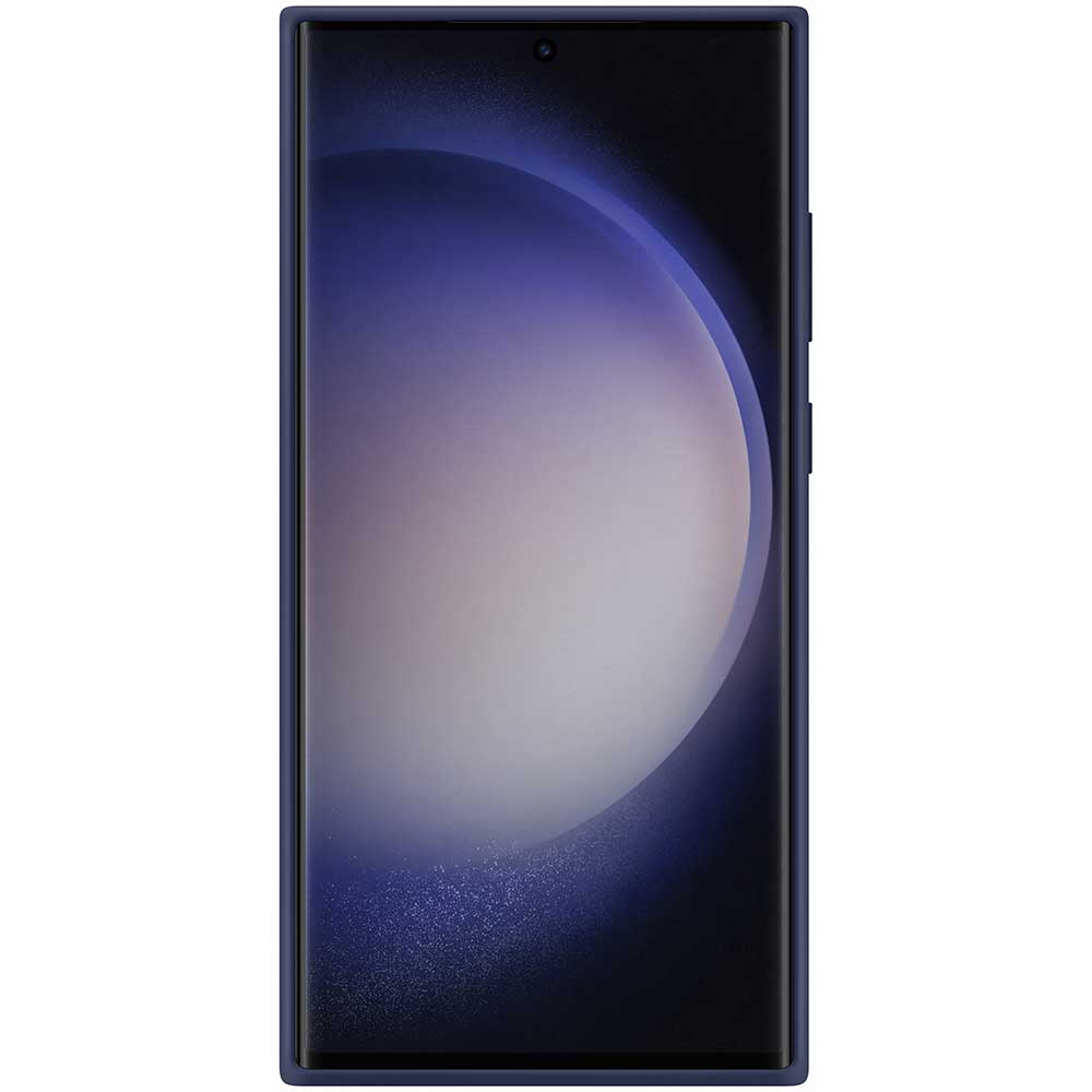 Husa telefon SAMSUNG Silicone Case pentru Galaxy S23 Ultra, EF-PS918TNEGWW, Navy