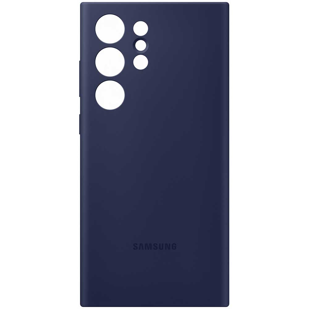Husa telefon SAMSUNG Silicone Case pentru Galaxy S23 Ultra, EF-PS918TNEGWW, Navy
