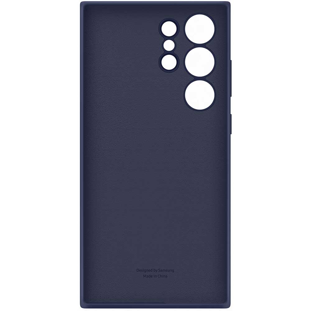 Husa telefon SAMSUNG Silicone Case pentru Galaxy S23 Ultra, EF-PS918TNEGWW, Navy