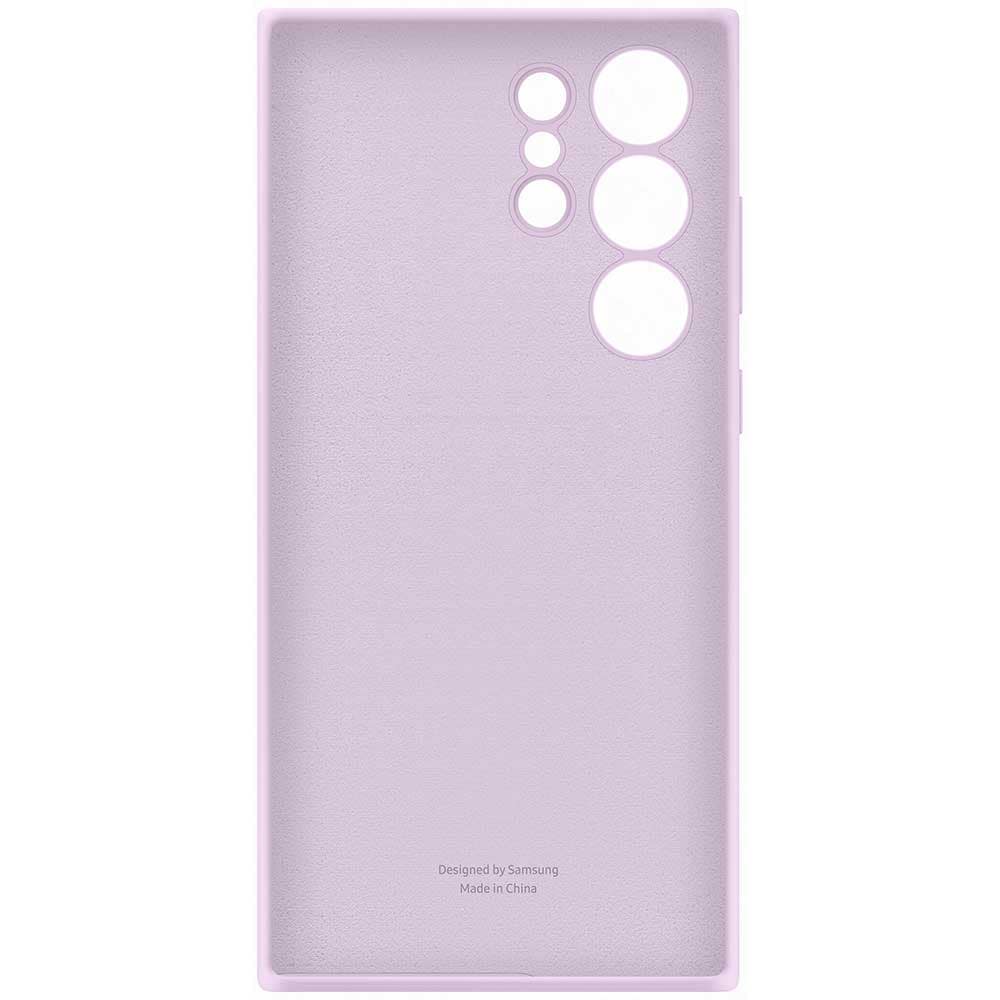 Husa telefon SAMSUNG Silicone Case pentru Galaxy S23 Ultra, EF-PS918TVEGWW, Lavender