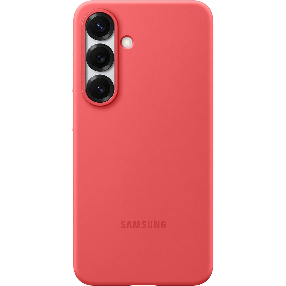 Husa telefon SAMSUNG Silicone Case pentru Galaxy S25, EF-PS931CREGWW, rosu