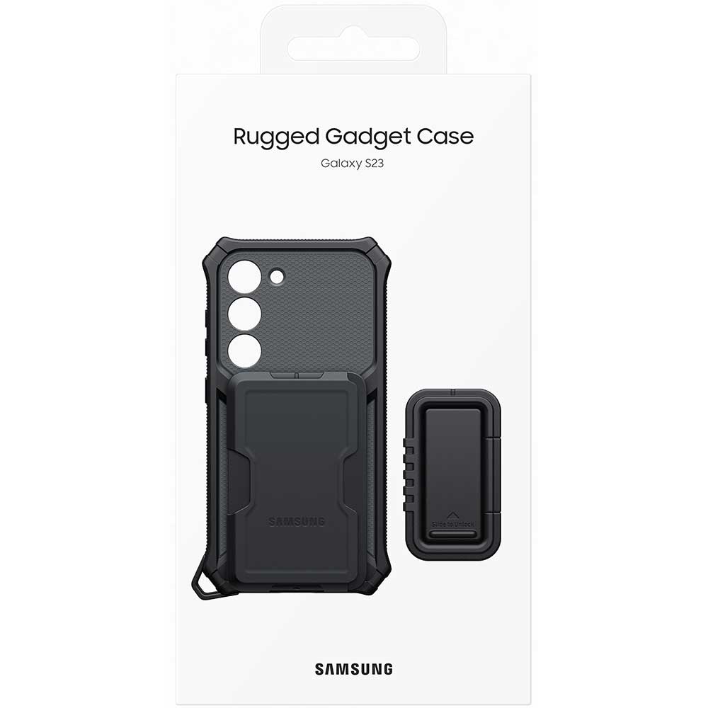 Husa telefon SAMSUNG Rugged Gadget Case pentru Galaxy S23, EF-RS911CBEGWW, Titan