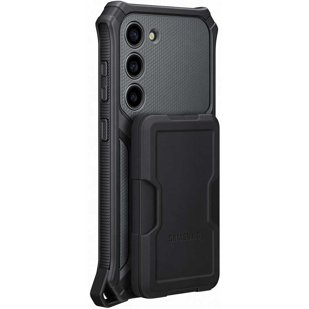 Husa telefon SAMSUNG Rugged Gadget Case pentru Galaxy S23, EF-RS911CBEGWW, Titan