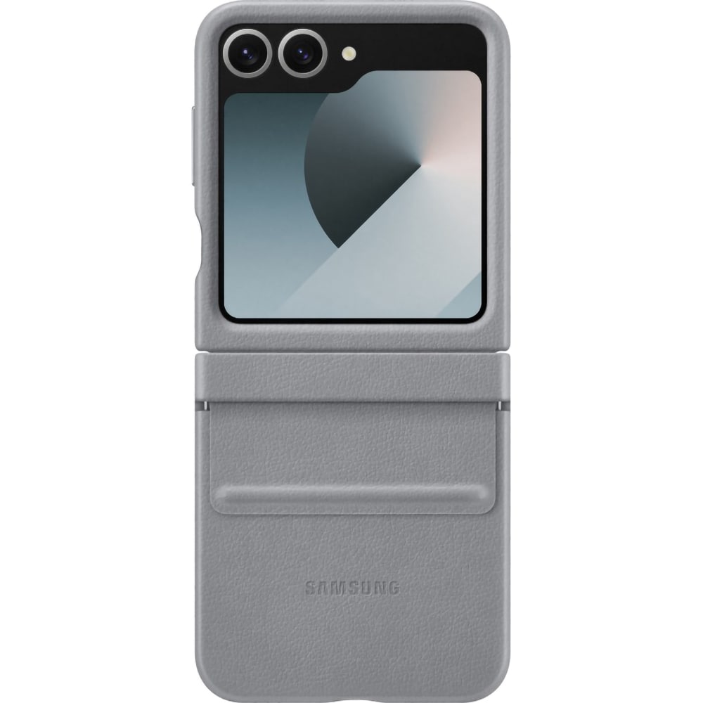 Husa telefon SAMSUNG Flap Eco-Leather Case pentru Galaxy Z Flip6, EF-VF741PJEGWW, Gray