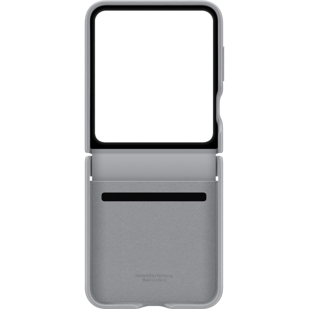 Husa telefon SAMSUNG Flap Eco-Leather Case pentru Galaxy Z Flip6, EF-VF741PJEGWW, Gray