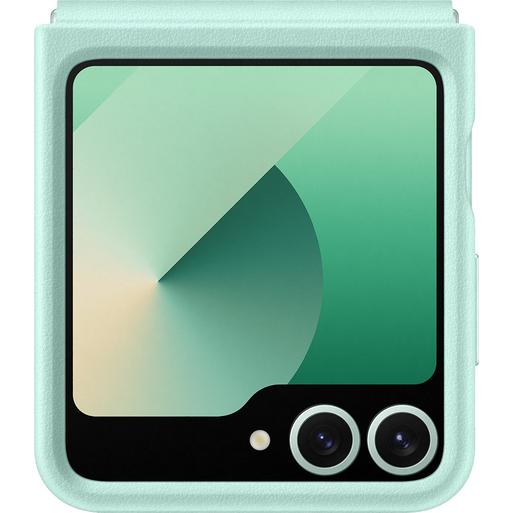 Husa telefon SAMSUNG Flap Eco-Leather Case pentru Galaxy Z Flip6, EF-VF741PMEGWW, Mint