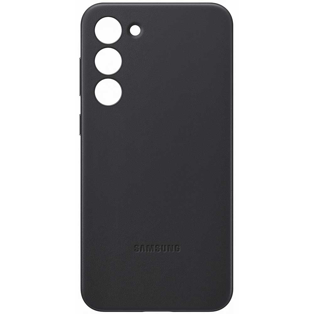 Husa telefon SAMSUNG Leather Case pentru Galaxy S23 Plus, EF-VS916LBEGWW, Black