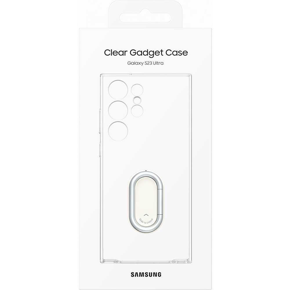 Husa telefon SAMSUNG Clear Gadget Case pentru Galaxy S23 Ultra, EF-XS918CTEGWW, Transparent