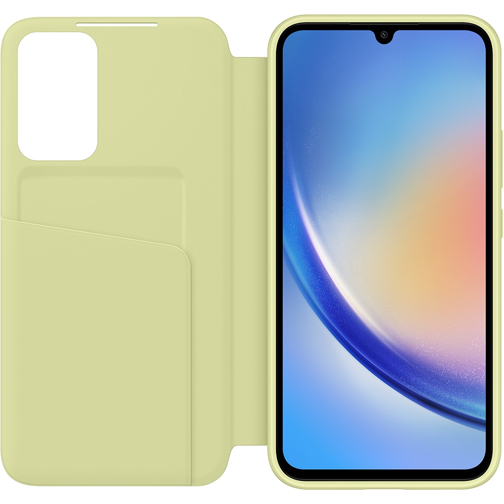 Husa SAMSUNG Smart View Wallet pentru Galaxy A34, EF-ZA346CGEGWW, Lime
