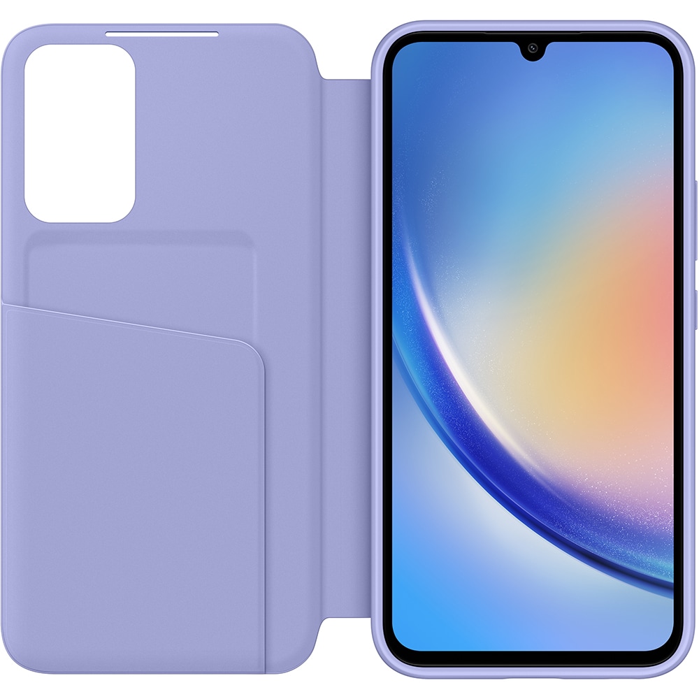 Husa SAMSUNG Smart View Wallet pentru Galaxy A34, EF-ZA346CVEGWW, Blueberry
