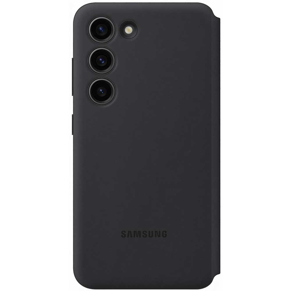 Husa SAMSUNG Smart View Wallet pentru Galaxy S23, EF-ZS911CBEGWW, Black