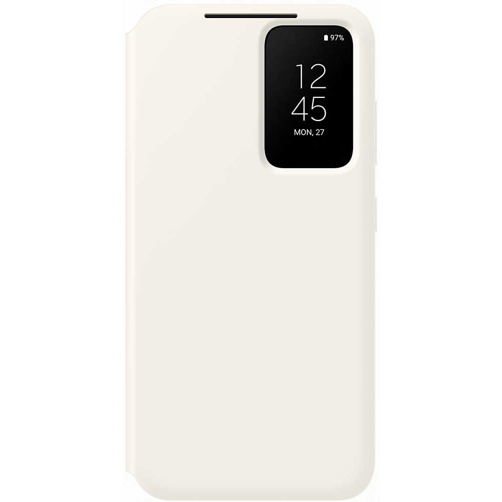 Husa SAMSUNG Smart View Wallet pentru Galaxy S23, EF-ZS911CUEGWW, Cream