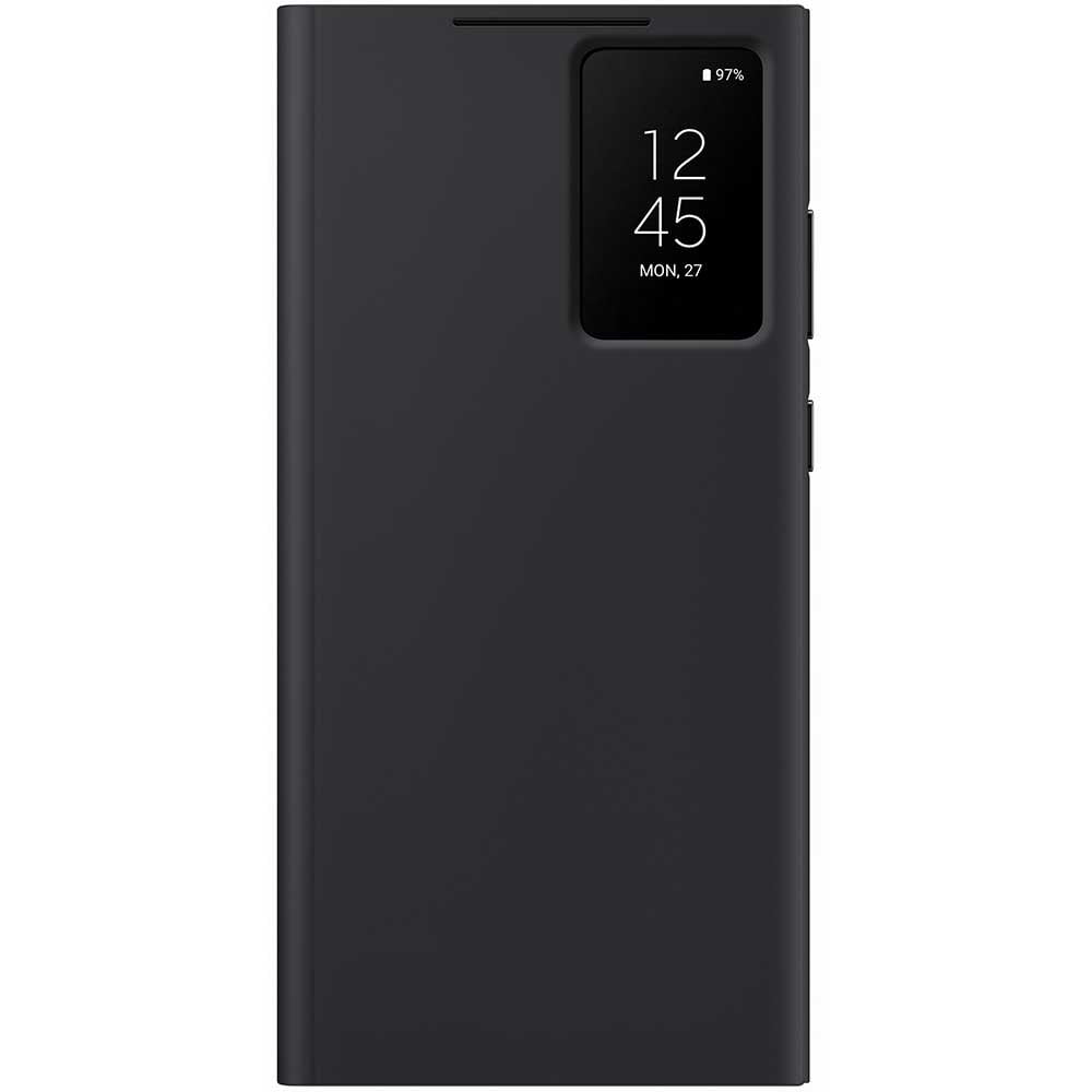 Husa SAMSUNG Smart View Wallet pentru Galaxy S23 Ultra, EF-ZS918CBEGWW, Black