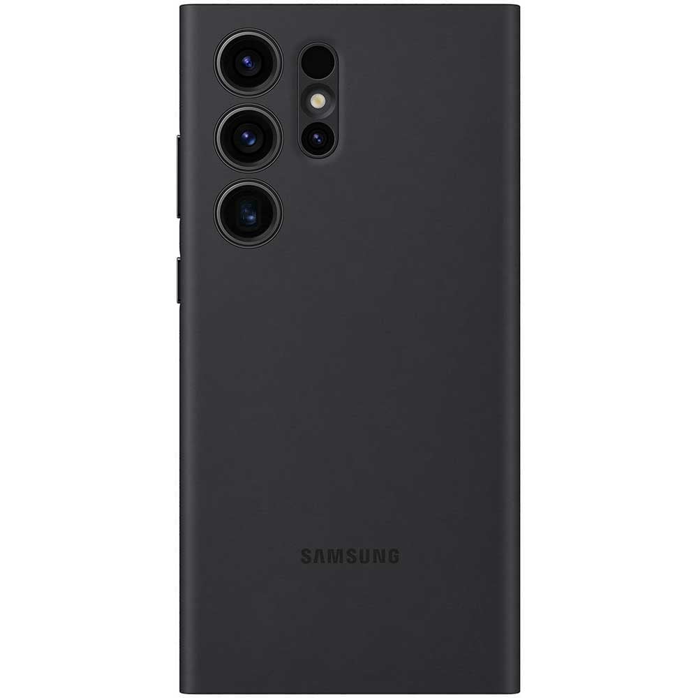 Husa SAMSUNG Smart View Wallet pentru Galaxy S23 Ultra, EF-ZS918CBEGWW, Black