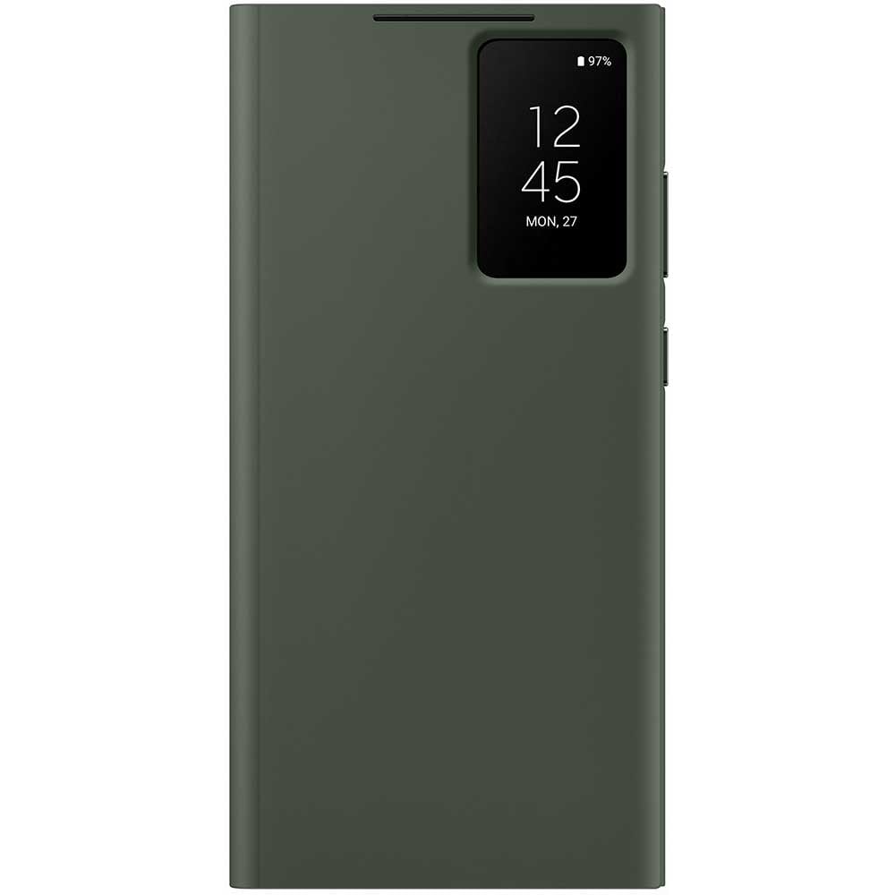 Husa SAMSUNG Smart View Wallet pentru Galaxy S23 Ultra, EF-ZS918CGEGWW, Green
