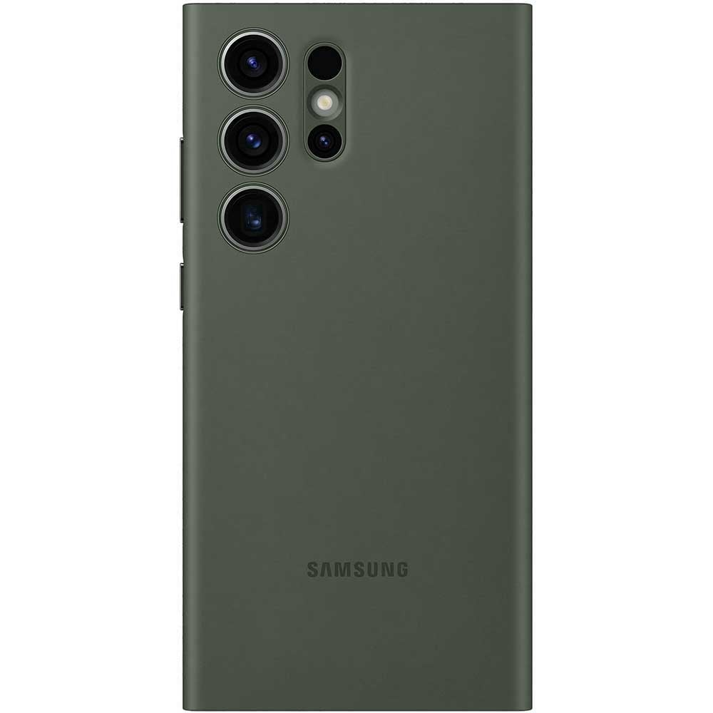 Husa SAMSUNG Smart View Wallet pentru Galaxy S23 Ultra, EF-ZS918CGEGWW, Green